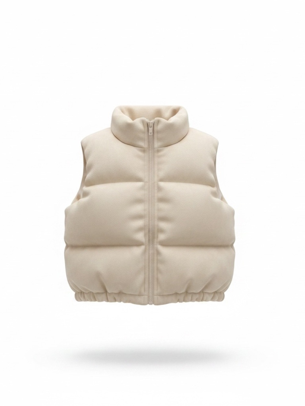SHEIN Toddler Girls Beige Puffer Vest – Size 18-24 Months